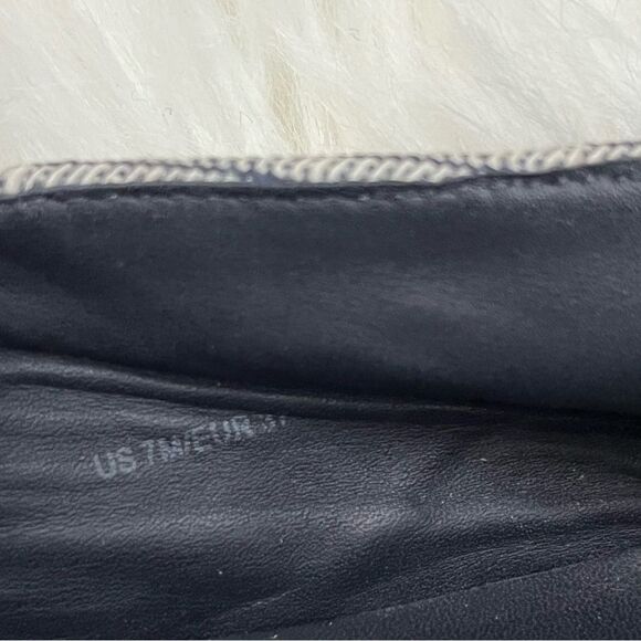 Vince Blair Gray Woven Canvas Slip On Sneaker 7 - Picture 3 of 5